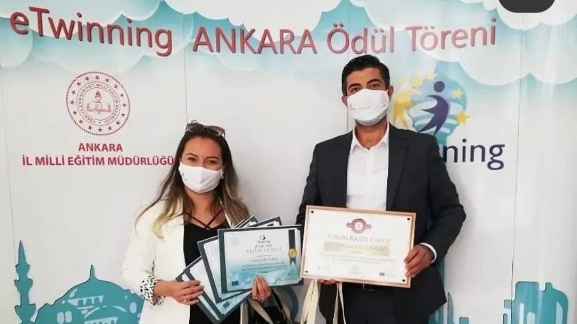 eTwinning Ankara Ödül Töreninde Okulumuz da Ödül Aldı